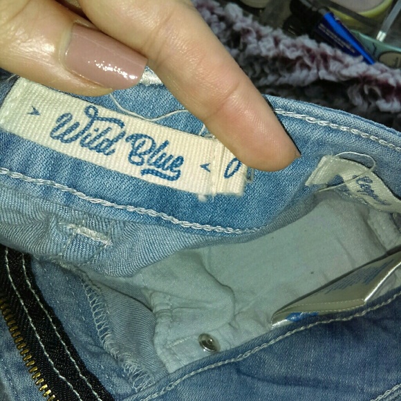 Light wash cropped jeggings - Picture 2 of 2